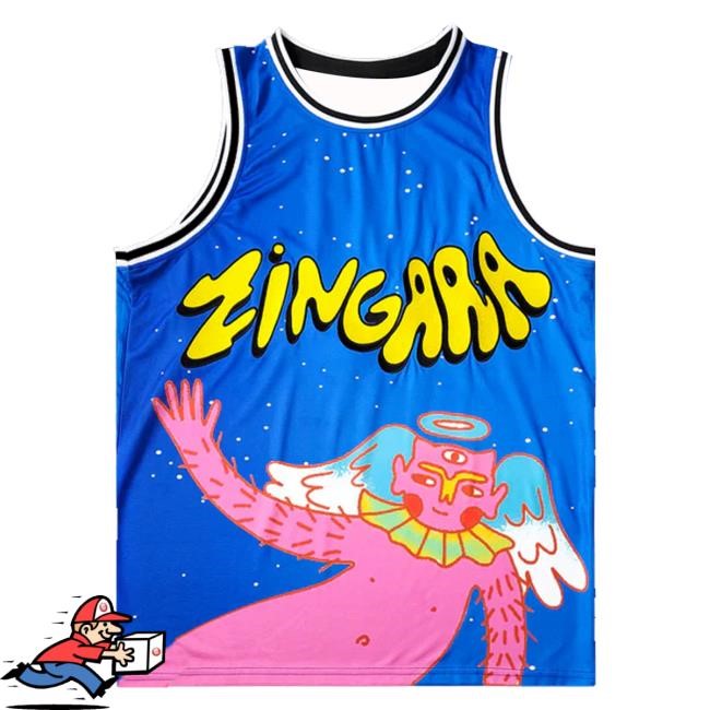 Zingara Music Merch Code Of Dreamz Basketball Jersey Hooded Sweatshirt